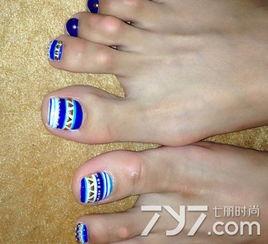 脚指甲美甲图片大全